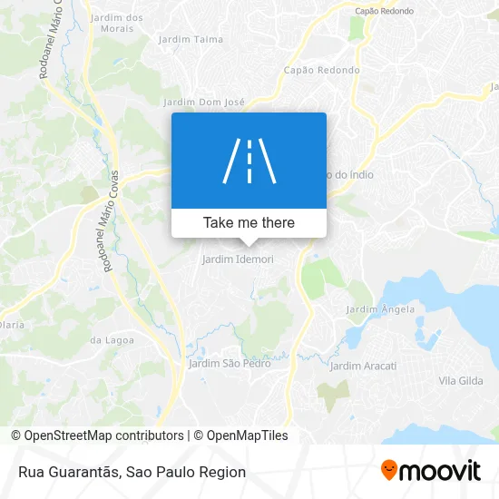 Rua Guarantãs map