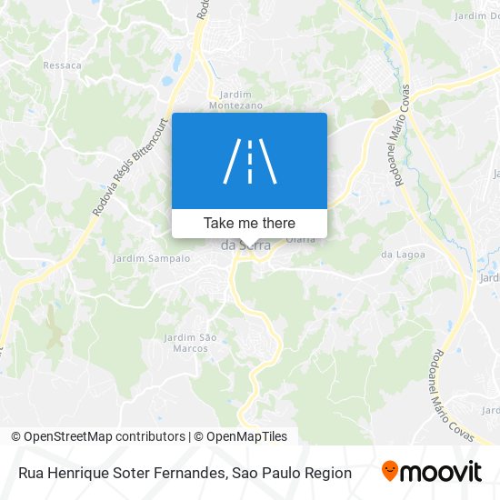 Mapa Rua Henrique Soter Fernandes