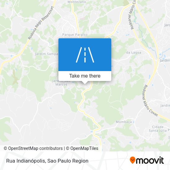 Rua Indianópolis map