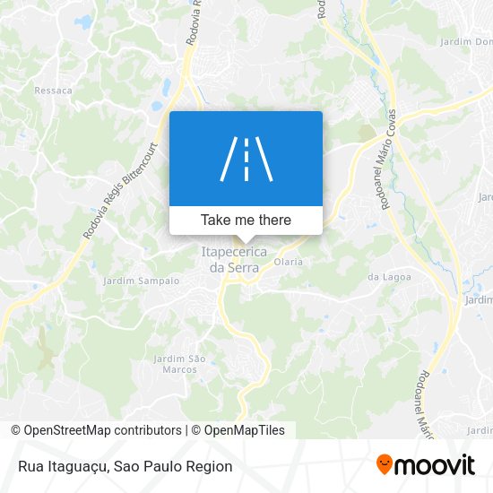Rua Itaguaçu map
