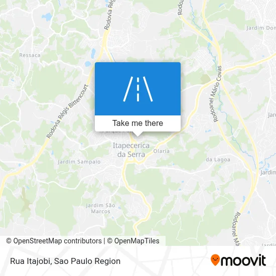 Rua Itajobi map