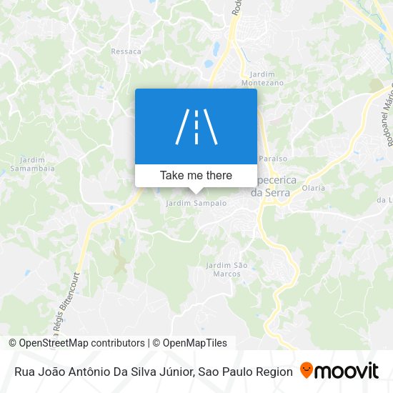 Rua João Antônio Da Silva Júnior map