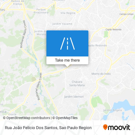 Rua João Felício Dos Santos map