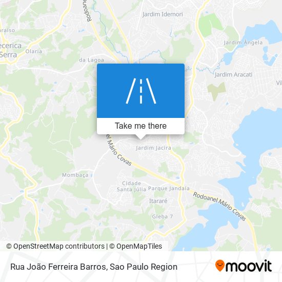 Mapa Rua João Ferreira Barros