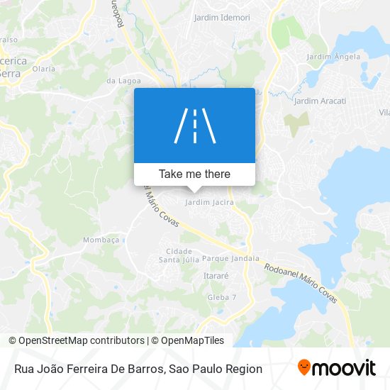 Mapa Rua João Ferreira De Barros
