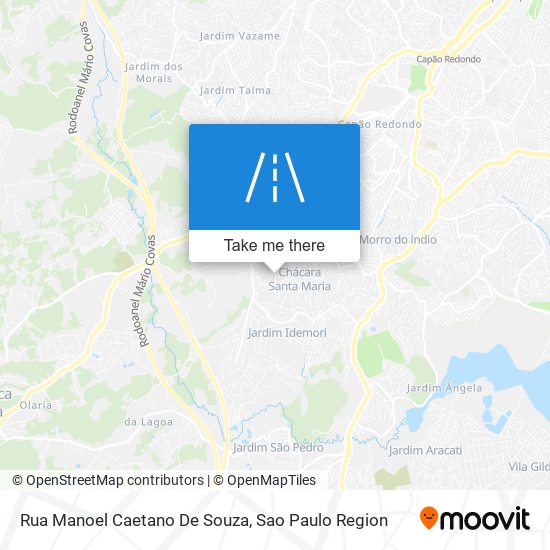 Mapa Rua Manoel Caetano De Souza