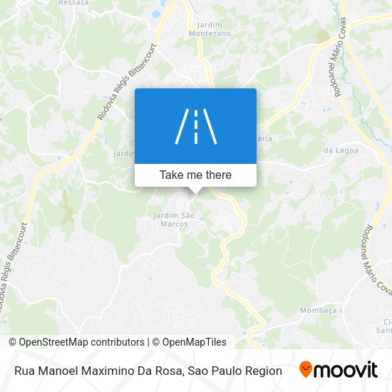 Rua Manoel Maximino Da Rosa map