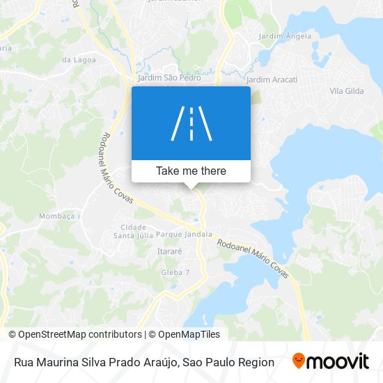 Mapa Rua Maurina Silva Prado Araújo