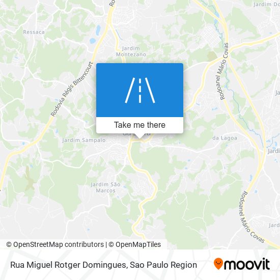 Mapa Rua Miguel Rotger Domingues