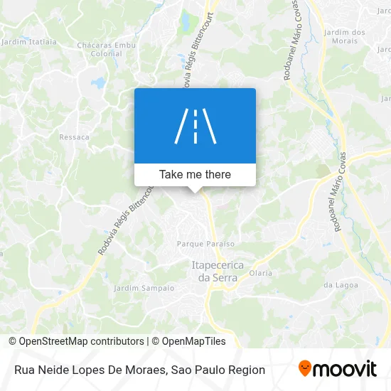 Rua Neide Lopes De Moraes map