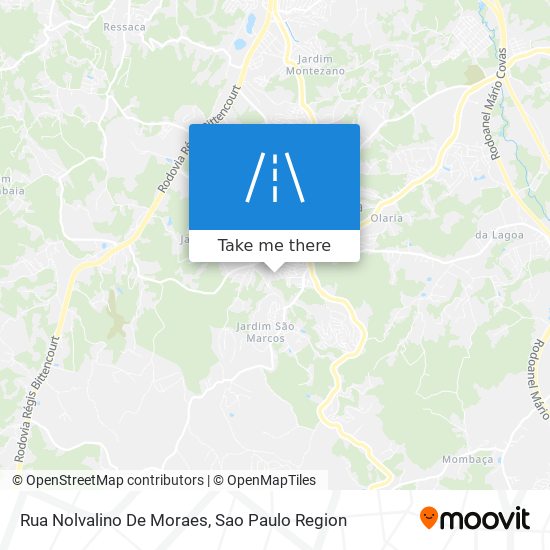 Mapa Rua Nolvalino De Moraes