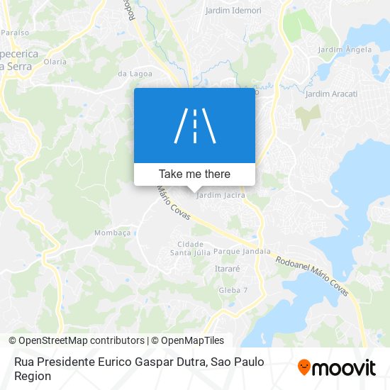 Rua Presidente Eurico Gaspar Dutra map