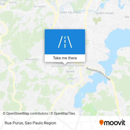 Rua Purus map