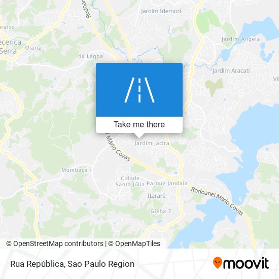 Rua República map