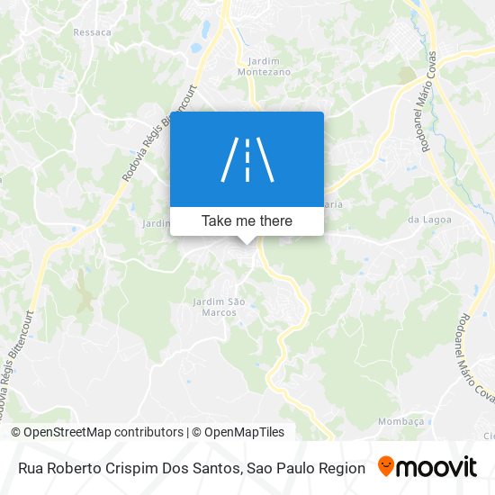 Rua Roberto Crispim Dos Santos map