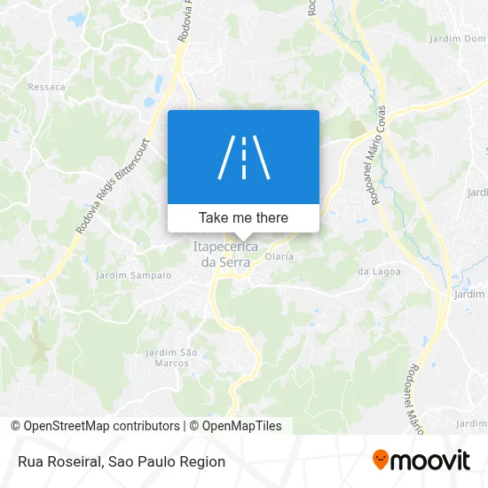 Rua Roseiral map