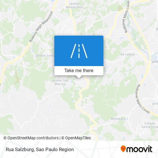 Rua Salzburg map