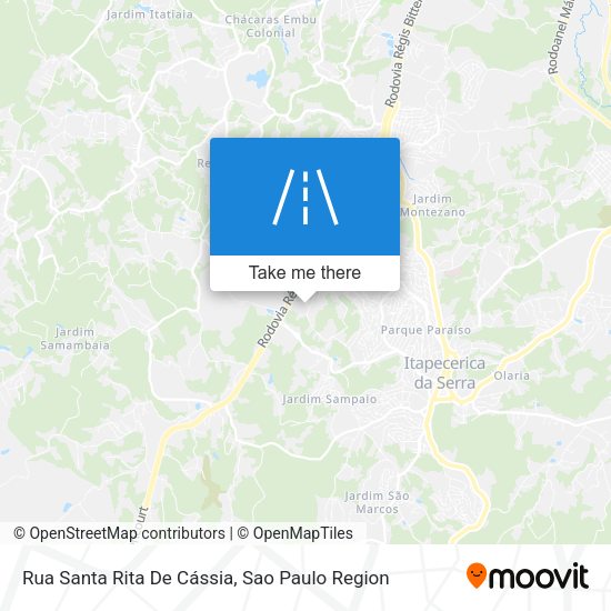 Rua Santa Rita De Cássia map