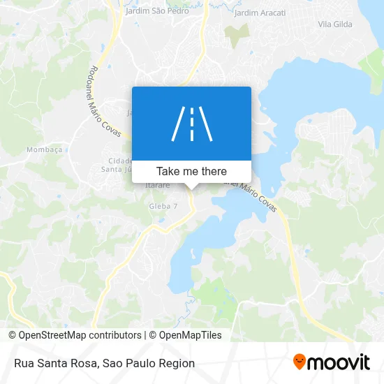Rua Santa Rosa map