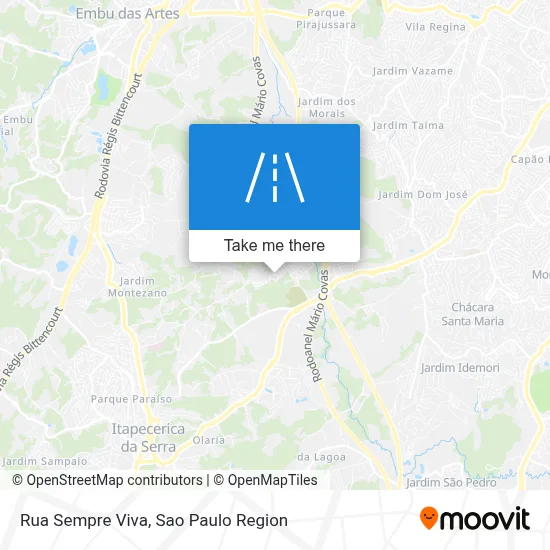 Rua Sempre Viva map