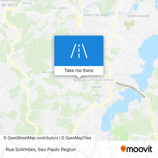 Rua Solimões map