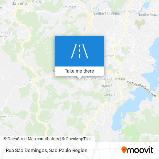 Mapa Rua São Domingos