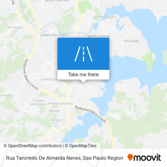 Rua Tancredo De Almeida Neves map