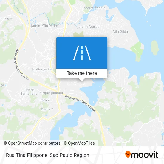 Rua Tina Filippone map