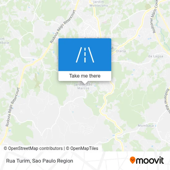 Rua Turim map
