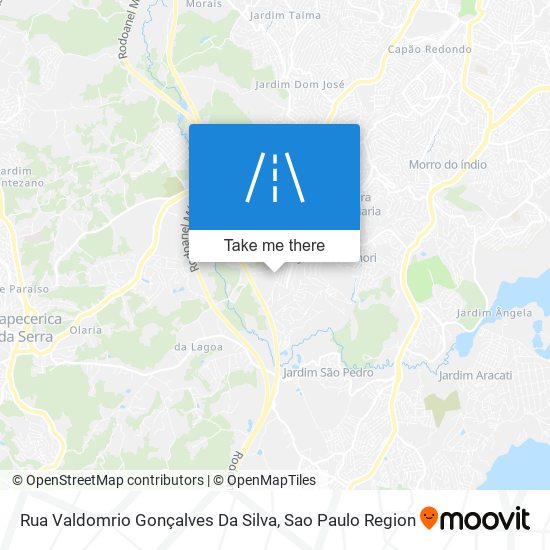 Rua Valdomrio Gonçalves Da Silva map