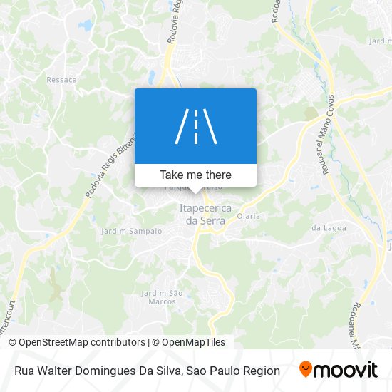 Rua Walter Domingues Da Silva map