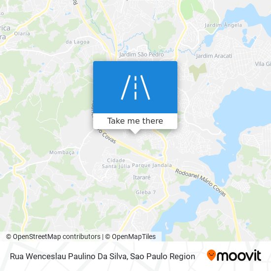 Mapa Rua Wenceslau Paulino Da Silva