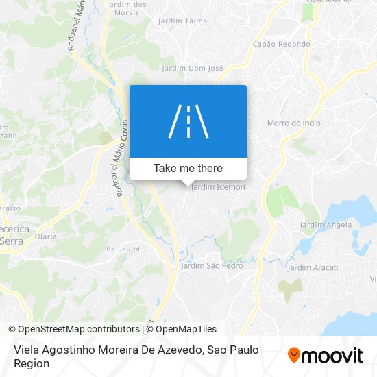 Viela Agostinho Moreira De Azevedo map