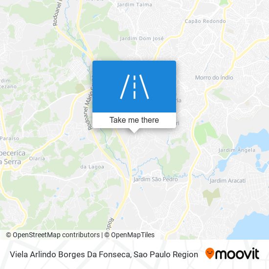 Viela Arlindo Borges Da Fonseca map