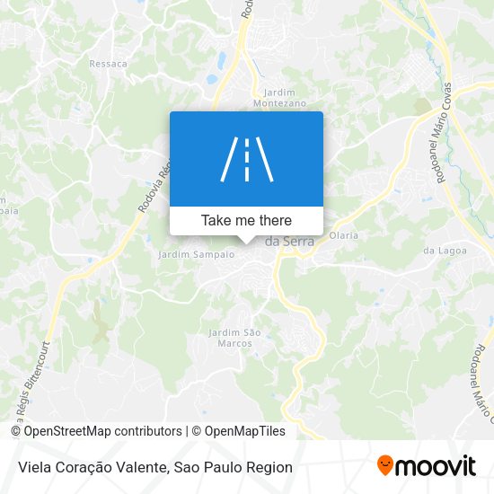 Viela Coração Valente map