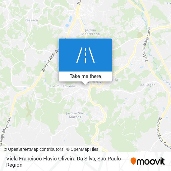 Mapa Viela Francisco Flávio Oliveira Da Silva