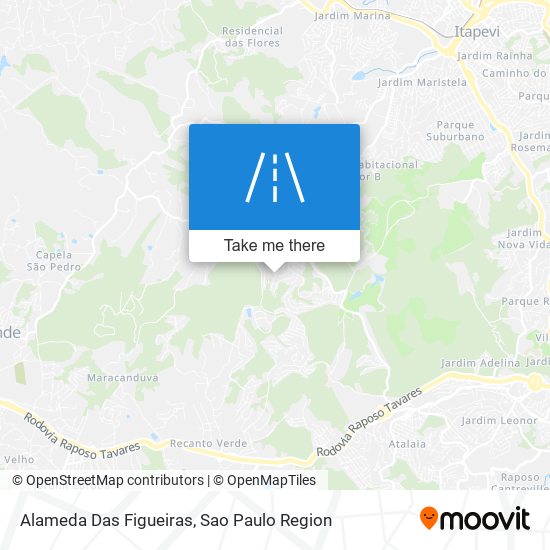 Mapa Alameda Das Figueiras