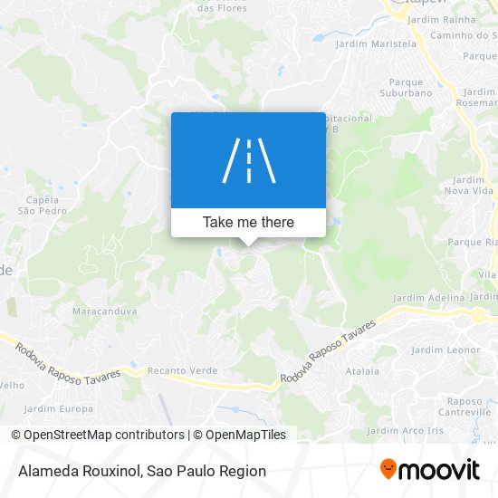 Mapa Alameda Rouxinol