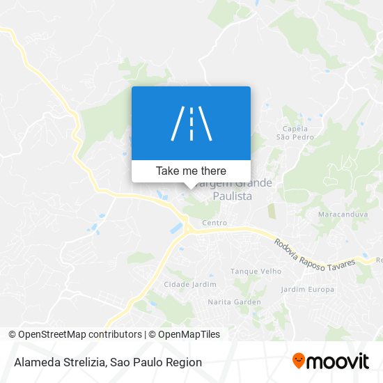 Mapa Alameda Strelizia