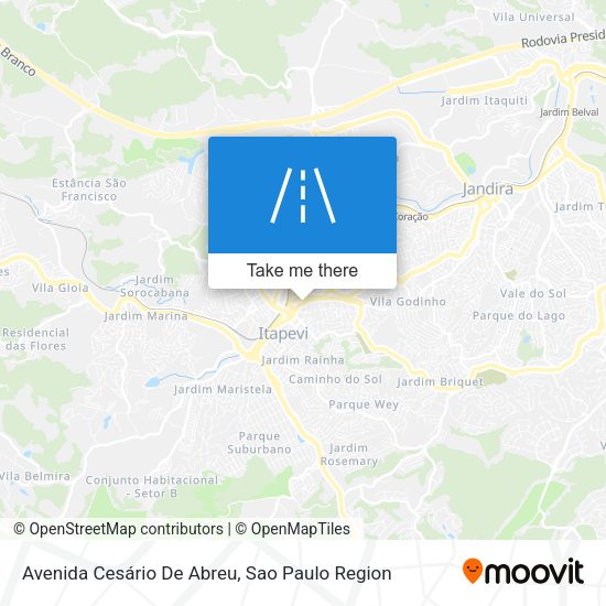 Avenida Cesário De Abreu map