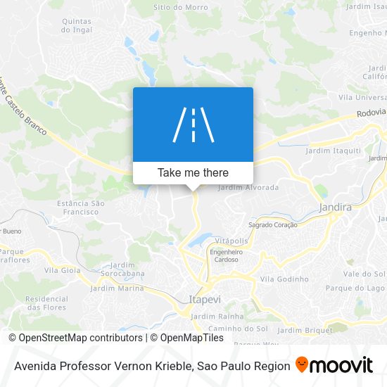 Avenida Professor Vernon Krieble map