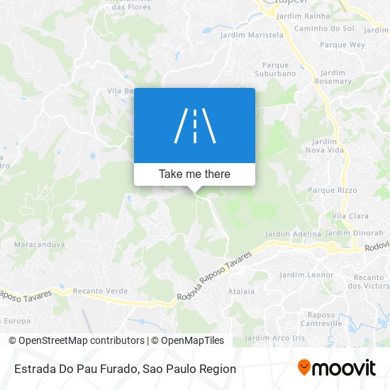 Estrada Do Pau Furado map