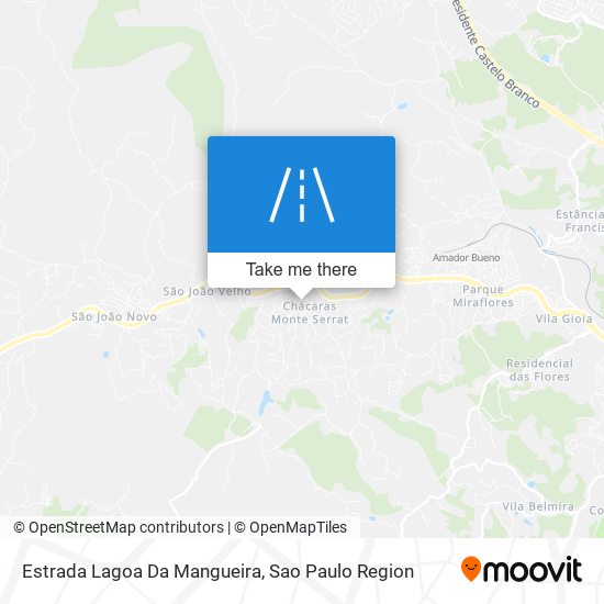 Estrada Lagoa Da Mangueira map