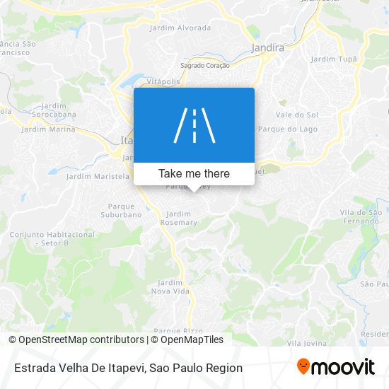 Estrada Velha De Itapevi map