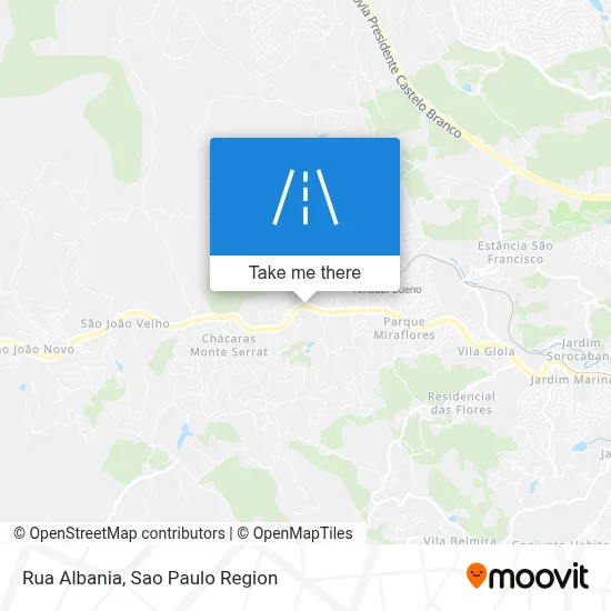 Rua Albania map
