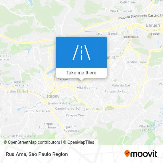 Rua Ama map