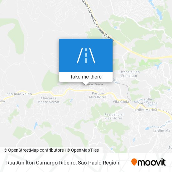 Rua Amilton Camargo Ribeiro map