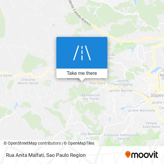 Rua Anita Malfati map