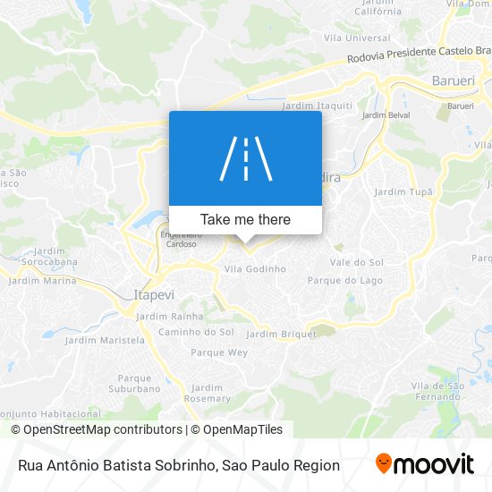 Rua Antônio Batista Sobrinho map