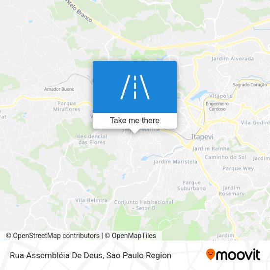 Rua Assembléia De Deus map